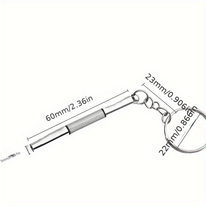 Mini Screwdriver Keychain Repair Tool for Eyeglass Goggles Lenses