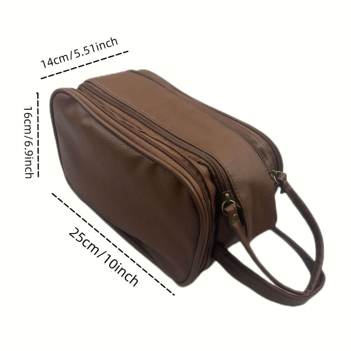 Water Resistant Toiletry Bag for Men - Dopp Kit Organizer