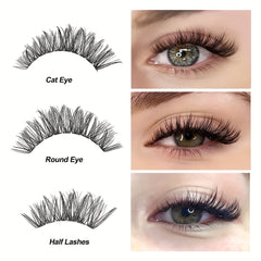 200 Pcs Lash Clusters DIY Individual Lashes Natural Look Wispy Eyelashes