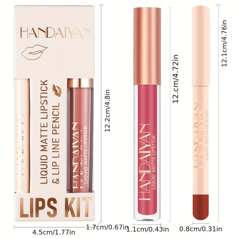 12 Color 3D Matte Lip Liner Pencil for Lipstick Eyeliner