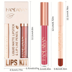 12 Color 3D Matte Lip Liner Pencil for Lipstick Eyeliner