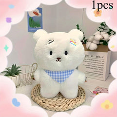 Soft Plush Bear with Scarf Animal Plush Toy - Ideal Gift for Birthdays