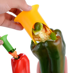 1pc Green Pepper Tomato Fruit Vegetable Corer