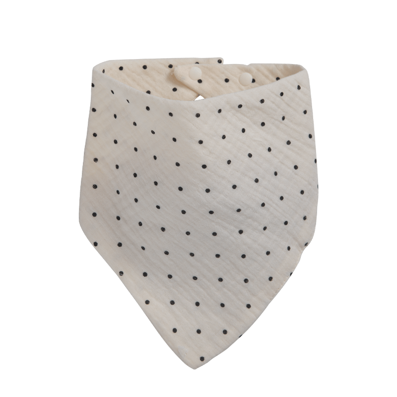 Floral Print Cotton Triangle Bib For Boys Girls