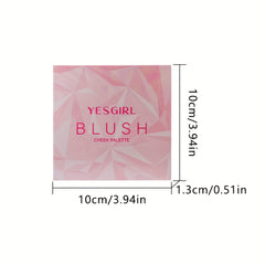 Blush Hot Pink Palette Face Makeup Blush Powder Matte 14g