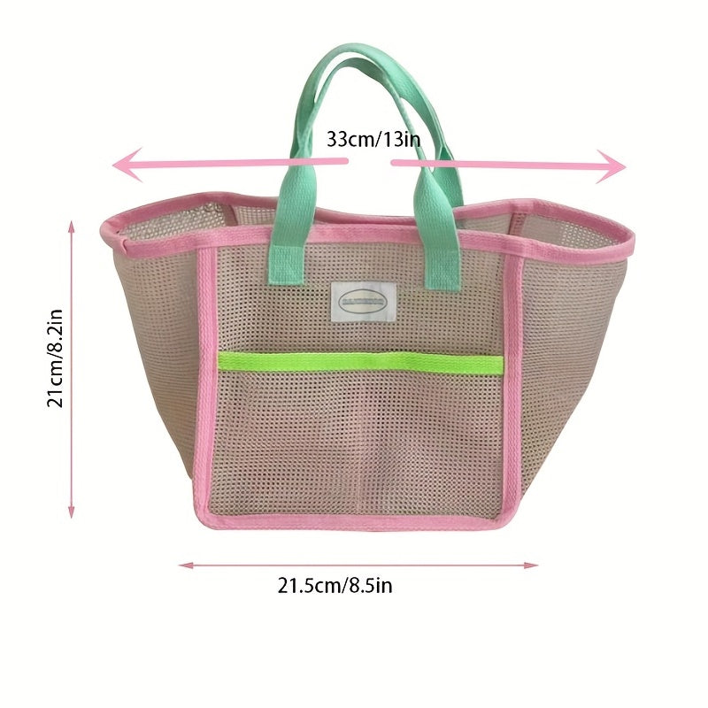 Travel Vacation Mesh Mommy Bag Hand held Storage Bag