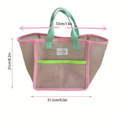 Travel Vacation Mesh Mommy Bag Hand held Storage Bag