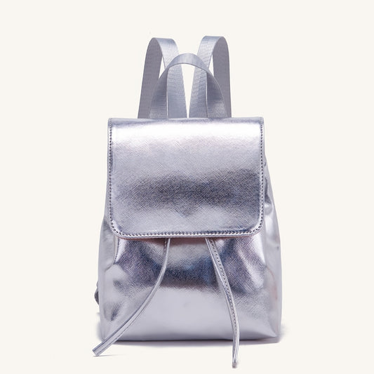 Kids Large Capacity Schoolbag Silver Travel Backpack