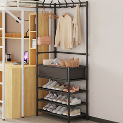 Household Easy to Assemble Hat Rack Layer Corner Vertical Storage Rack