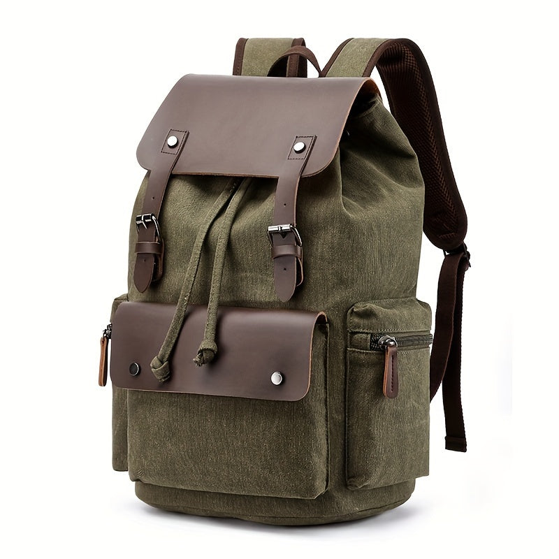 Retro Canvas Computer Bag Backpack Student School Bag Casual Backpack