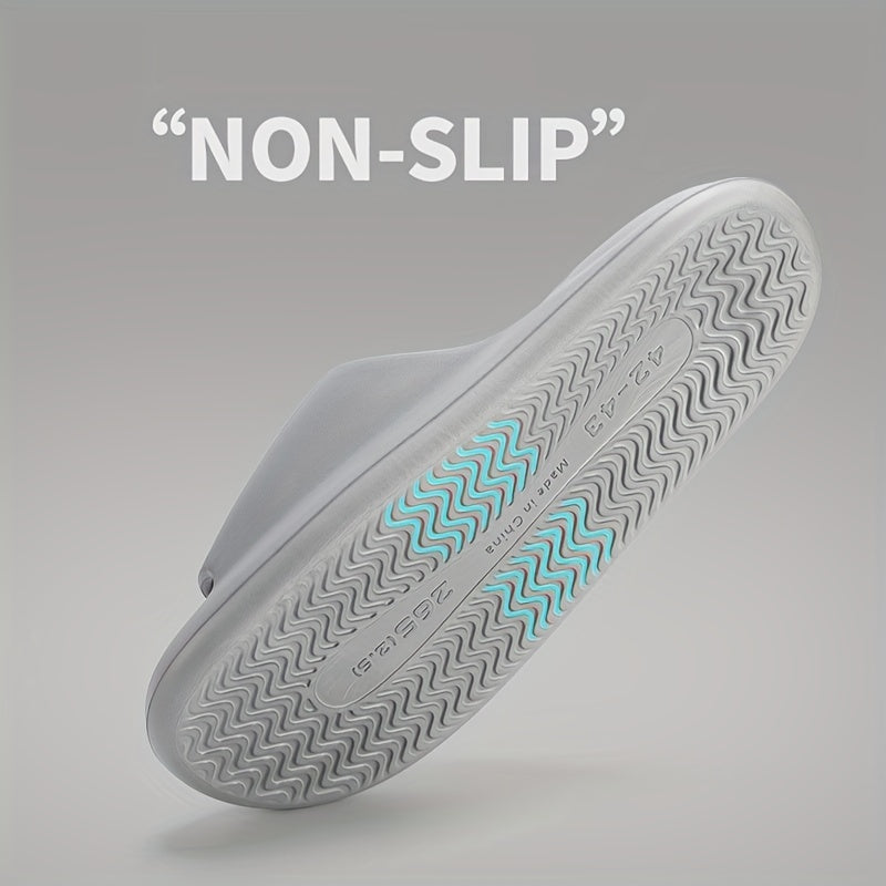 Minimalist Soft Solid Non Slip Bath Shoes Women's Home Slides