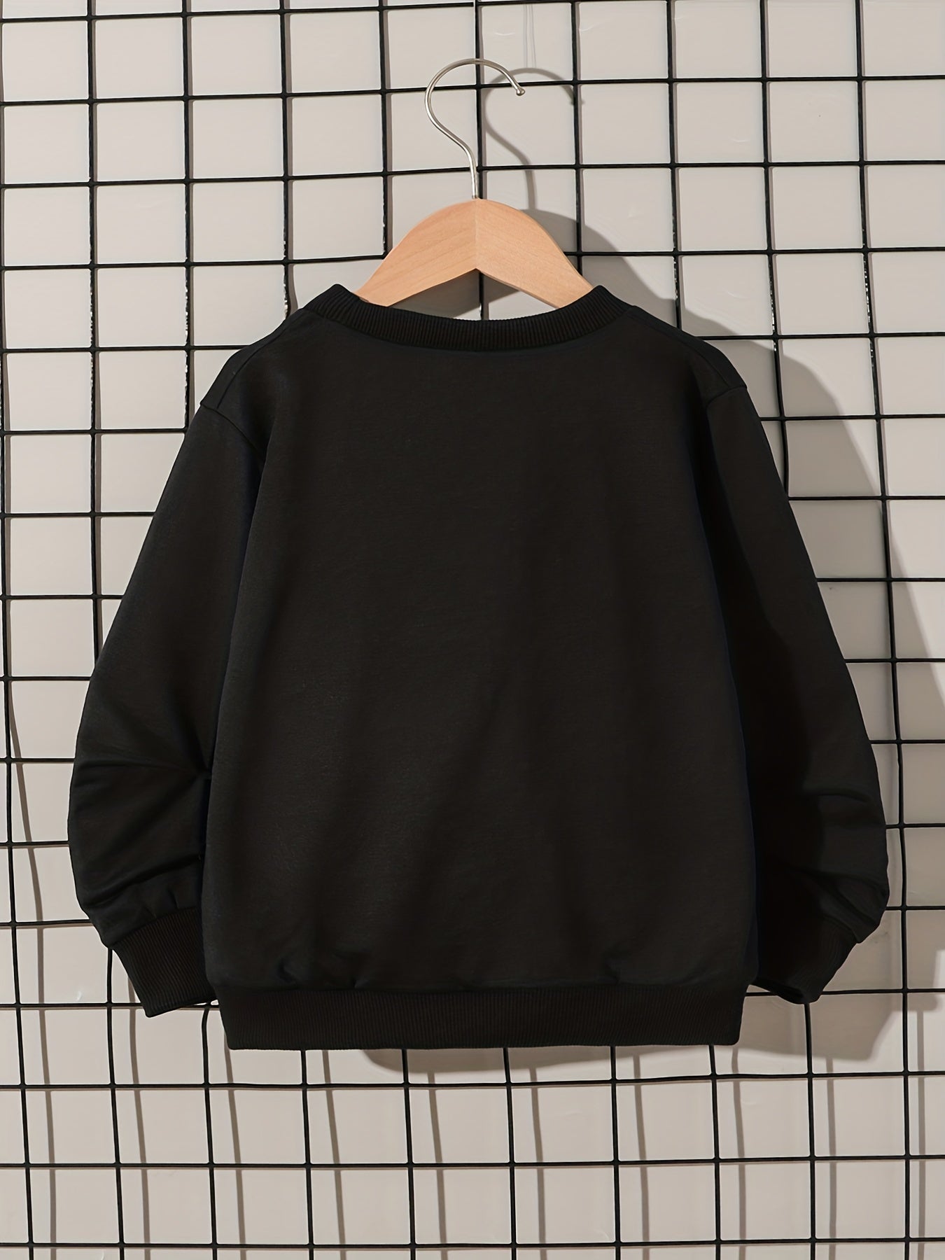 Gamepad Boys Pullover Sweatshirt Long Sleeve Crew Neck Tops