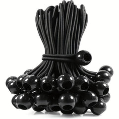 50pcs Ball Bungee Cords Tarp Canopy Bungee Balls Heavy Duty Tie Down Cord
