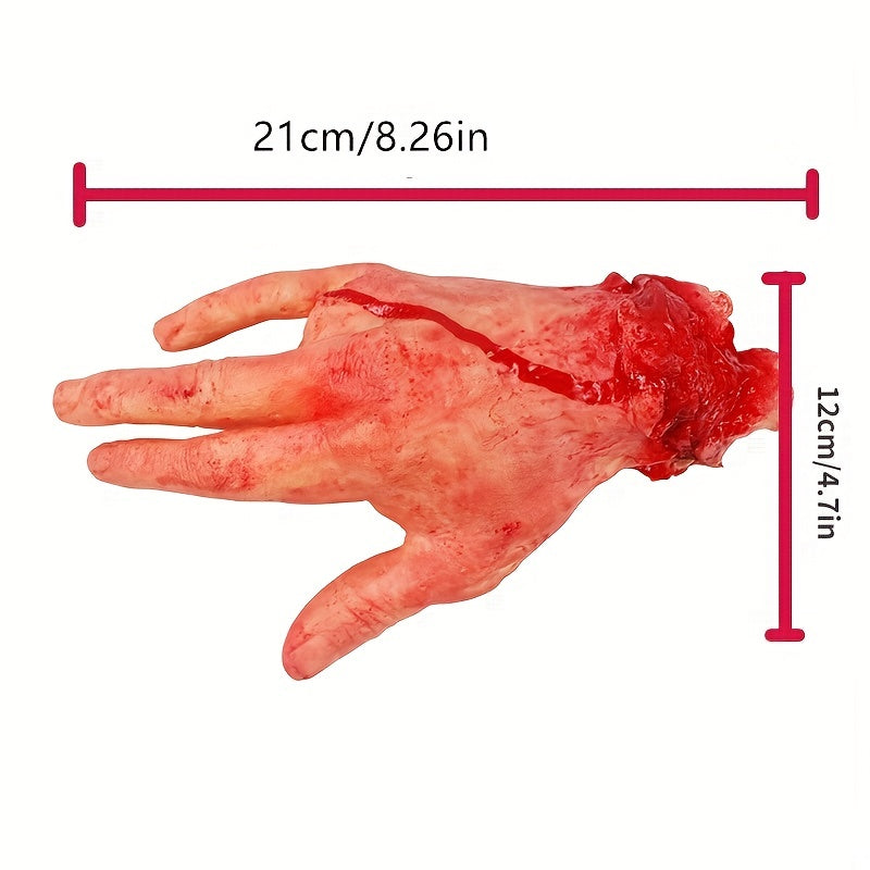 1pc Severed Bloody Hand Halloween Decoration