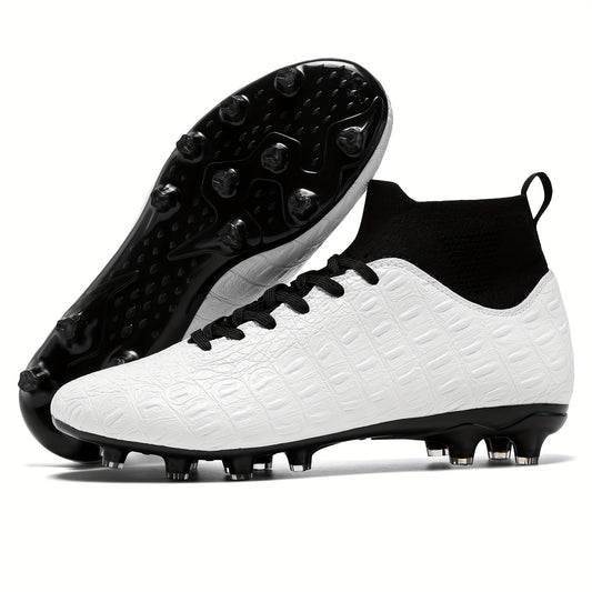 Boy's High Top Non Slip Football Cleat With Spikes