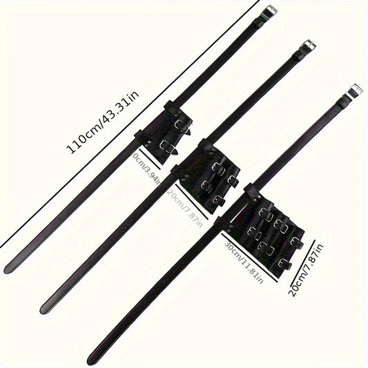 Adjustable PU Leather Sword Storage Bag
