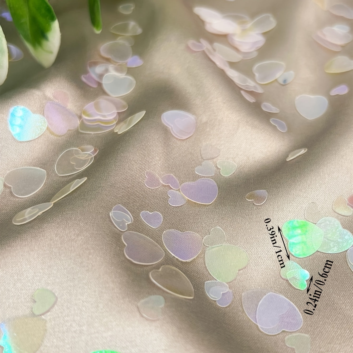 Peach Heart Wedding Confetti Mixed Styles Decorative Confetti
