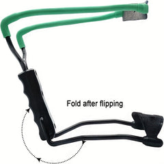 Professional Slingshot Folding with Wrist Support & Rubber Band