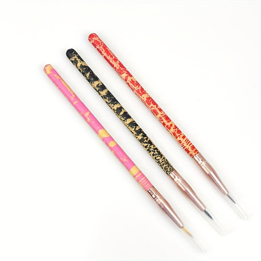Ultra Fine Gel Eyeliner Brush Wooden Handle