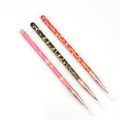 Ultra Fine Gel Eyeliner Brush Wooden Handle