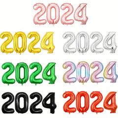 4pcs 40 81 Number Foil Balloons Christmas Year Party Decorations Navidad