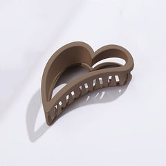 Matte Hair Claw Hollow Shark Claw Style Hair Accessories For Women