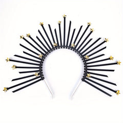 Vintage Spiked Headband Gothic Hair Hoop for Women