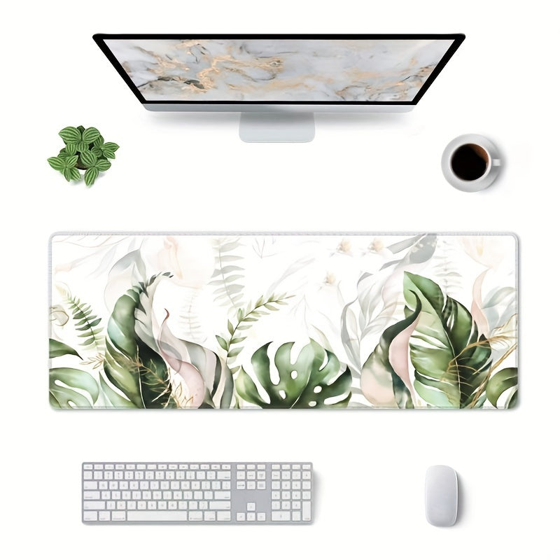 Flowers and Plants Gaming Mouse Pad Non Slip Rubber Base
