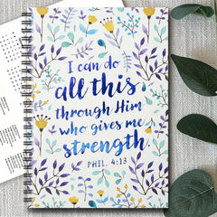 Inspirational Spiral Notebook Journal School Office Supplies