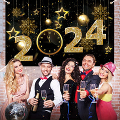Happy New Year Banner Cloth Party Decoration Supplies