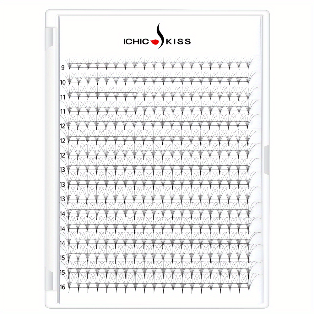 Curling Volume Lash Extensions 5D 10D 9-16mm Long Lasting False Eyelashes