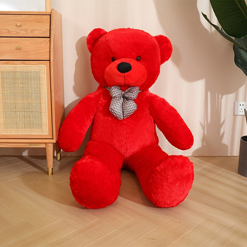 Large Red Plush Teddy Bear Stuffed Animal