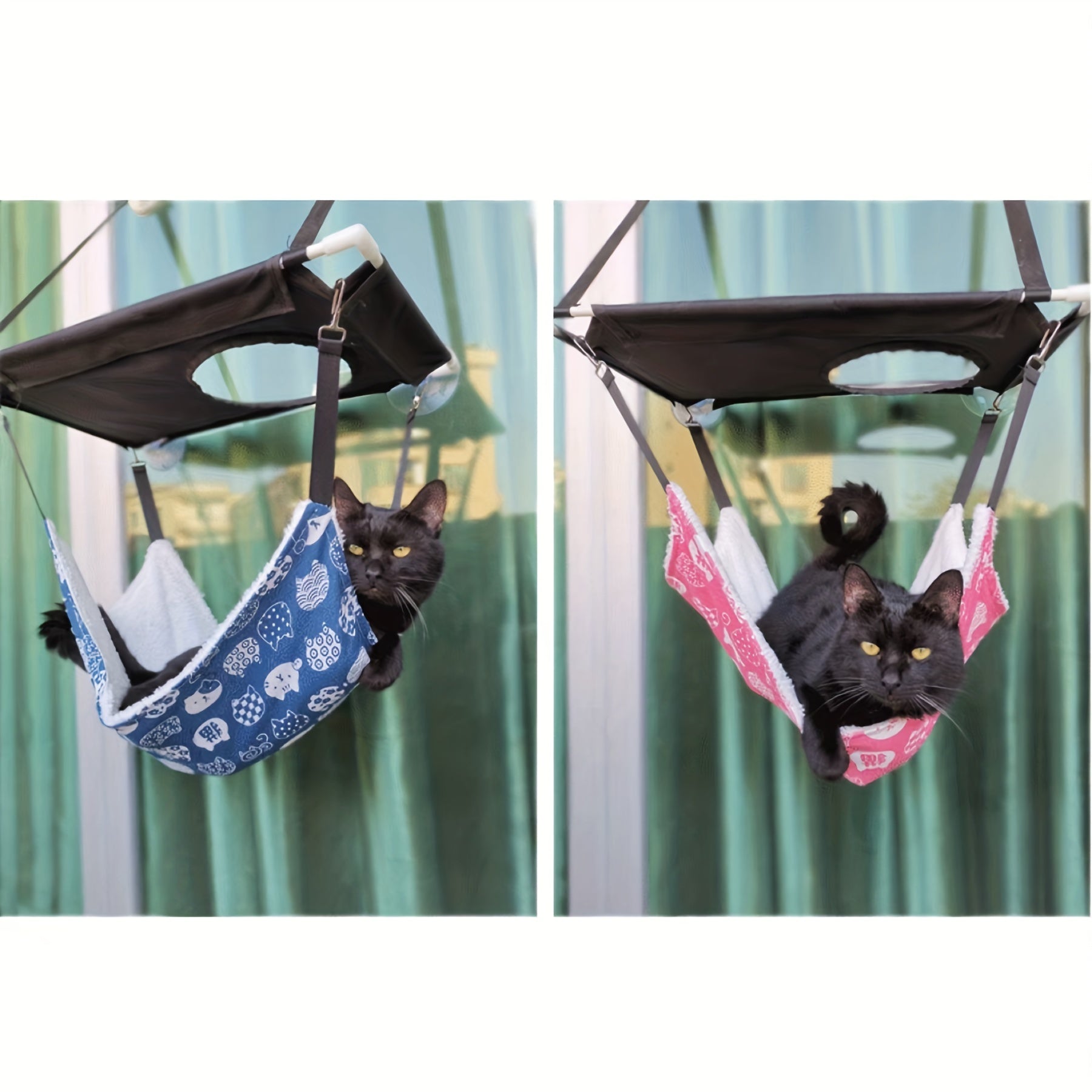 Cat Nest Iron Cage Breathable Hook Cat Hammock Swing