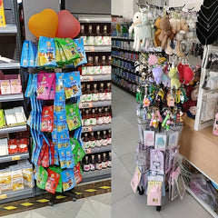 6 Layer Rotating Display Stand for Jewelry Socks Toothbrush