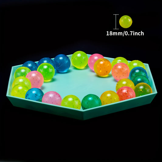 20pcs 19mm Rubber Bouncy Balls for Kids Sports Games Toy Balls