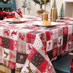 Christmas Printing Tablecloth Table Runner Christmas Tabletop Decorations