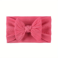 Baby Girls Bows Headband Newborn Turban Hairband Toddlers HeadWrap Accessory