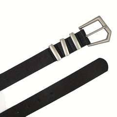 Fashionable Wind Trapezoidal Metal Waistband with Pin Buckle