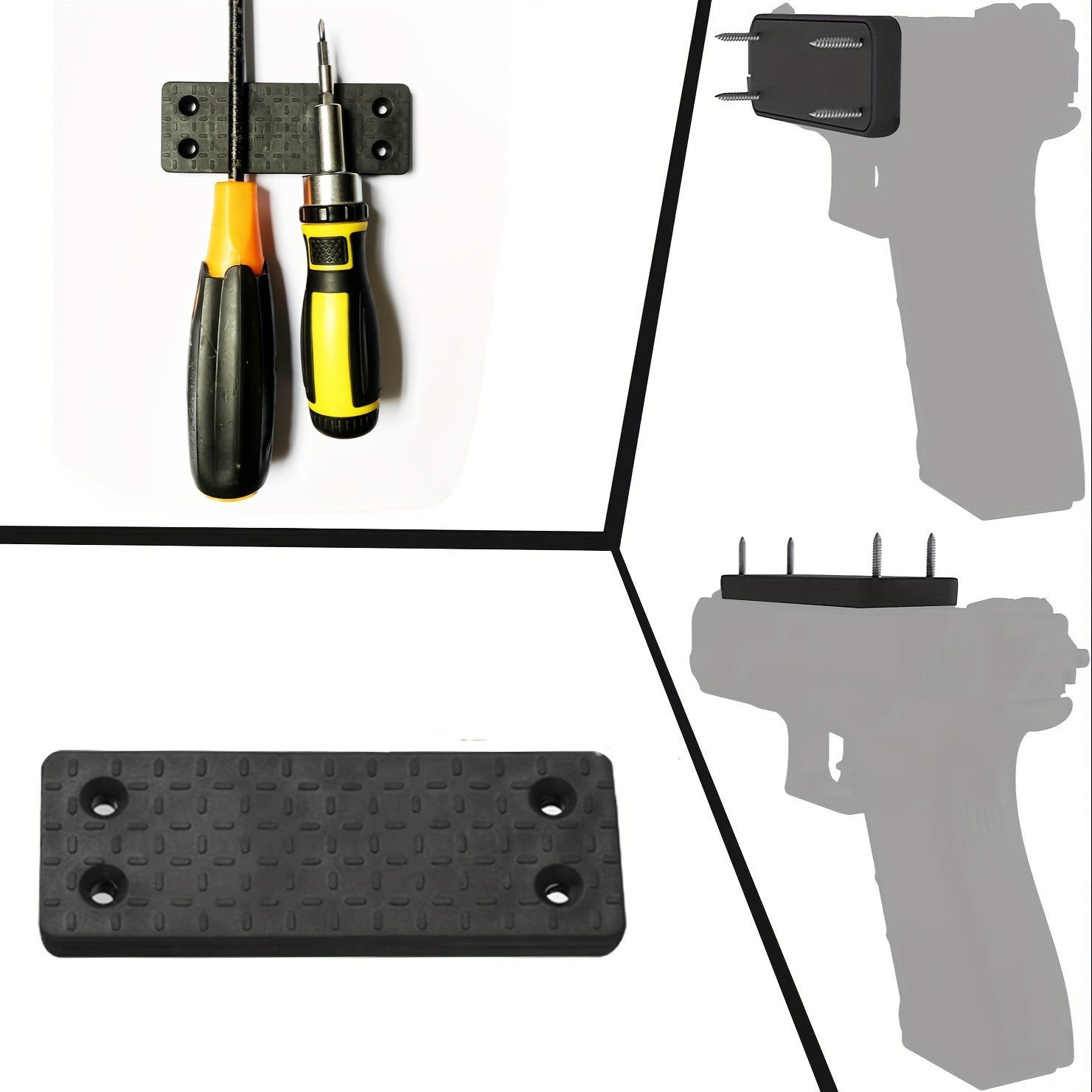1pc Magnetic Mount 15 88KG Strong Magnetic Grip Rubber Coated Prevents Scratches