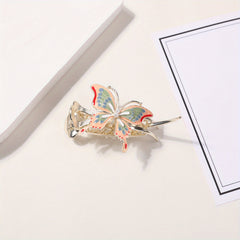 Enamel Butterfly Hair Large Clip Sweet Duck Billed Clip