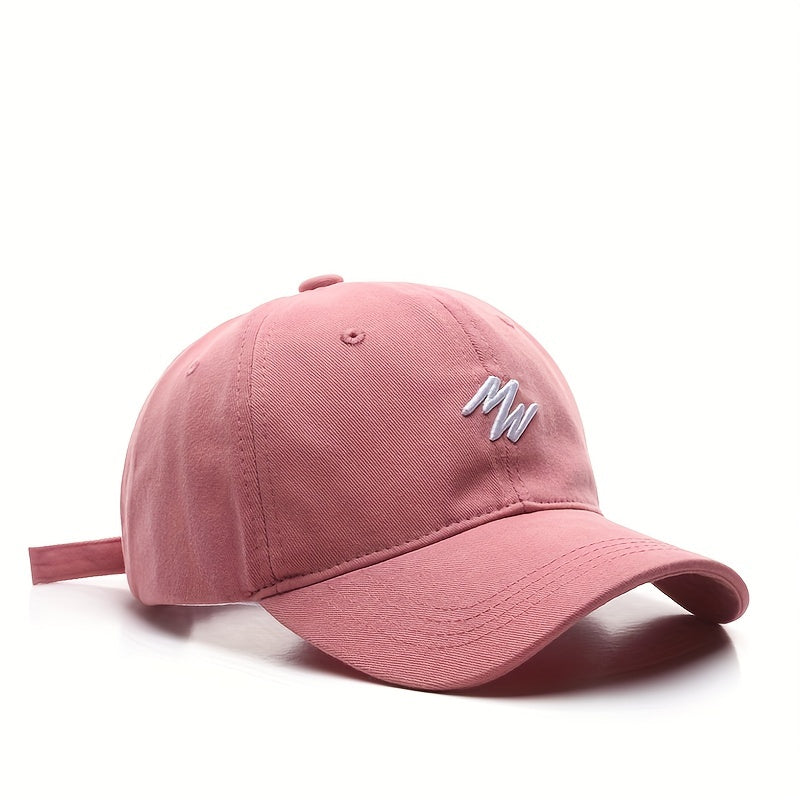 Embroidered Duck Tongue Cap Outdoor Sun Hat Baseball Cap