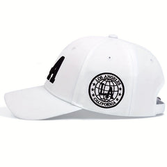 Embroidery Baseball Cap Unisex Hip Hop Sun Hat Adjustable Couple Dad Hats