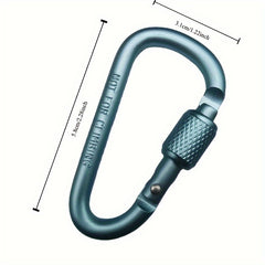 Aluminium Safety Buckle Keychain Lock Carabiner