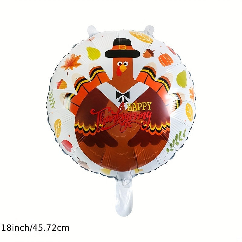 Thanksgiving Aluminum Balloon Set for Party Decoration