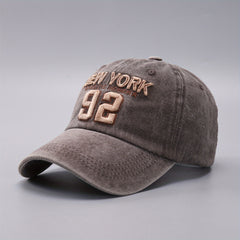Men's Outdoor Baseball Cap Embroidered Letter Sport Peaked Hat