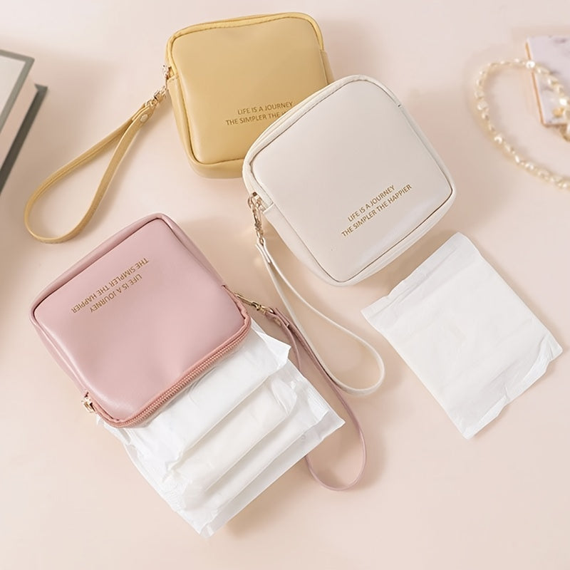 Sanitary Napkin Storage Bag Portable Makeup Pouch Coin Purse