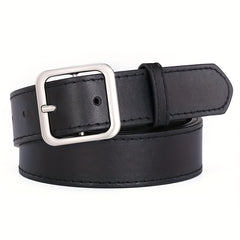 Men's Pin Buckle Belt PU Leather Casual Jeans Pants Waist Strap