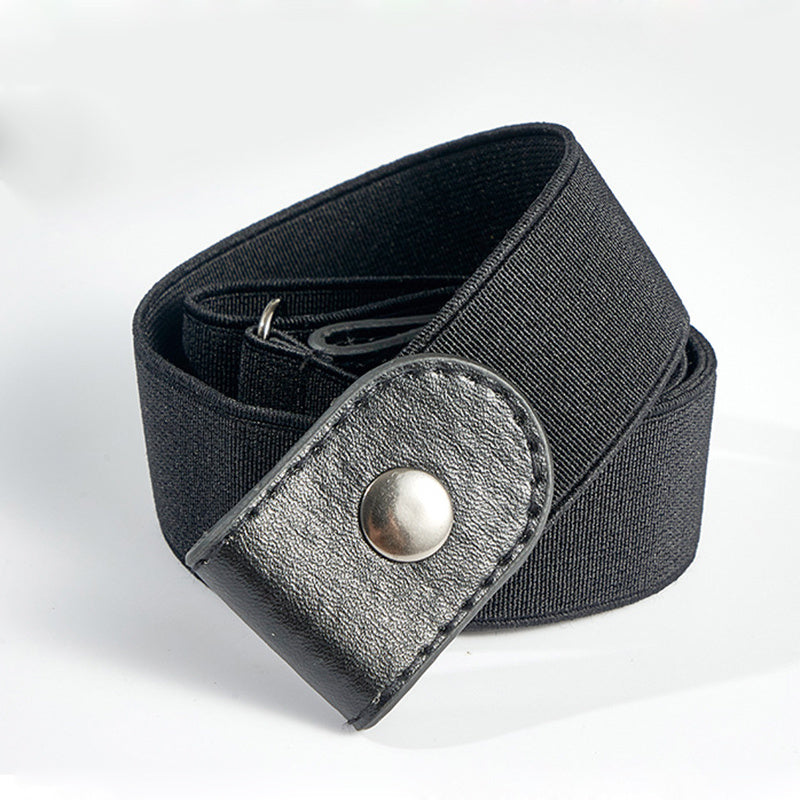 No Buckle Stretch Elastic Waist Belt for Jeans Pants