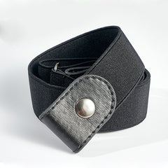 No Buckle Stretch Elastic Waist Belt for Jeans Pants