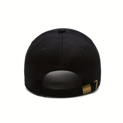 Feather Wheat Embroidery Baseball Cap Solid Cotton Dad Hat Unisex Casual Couple
